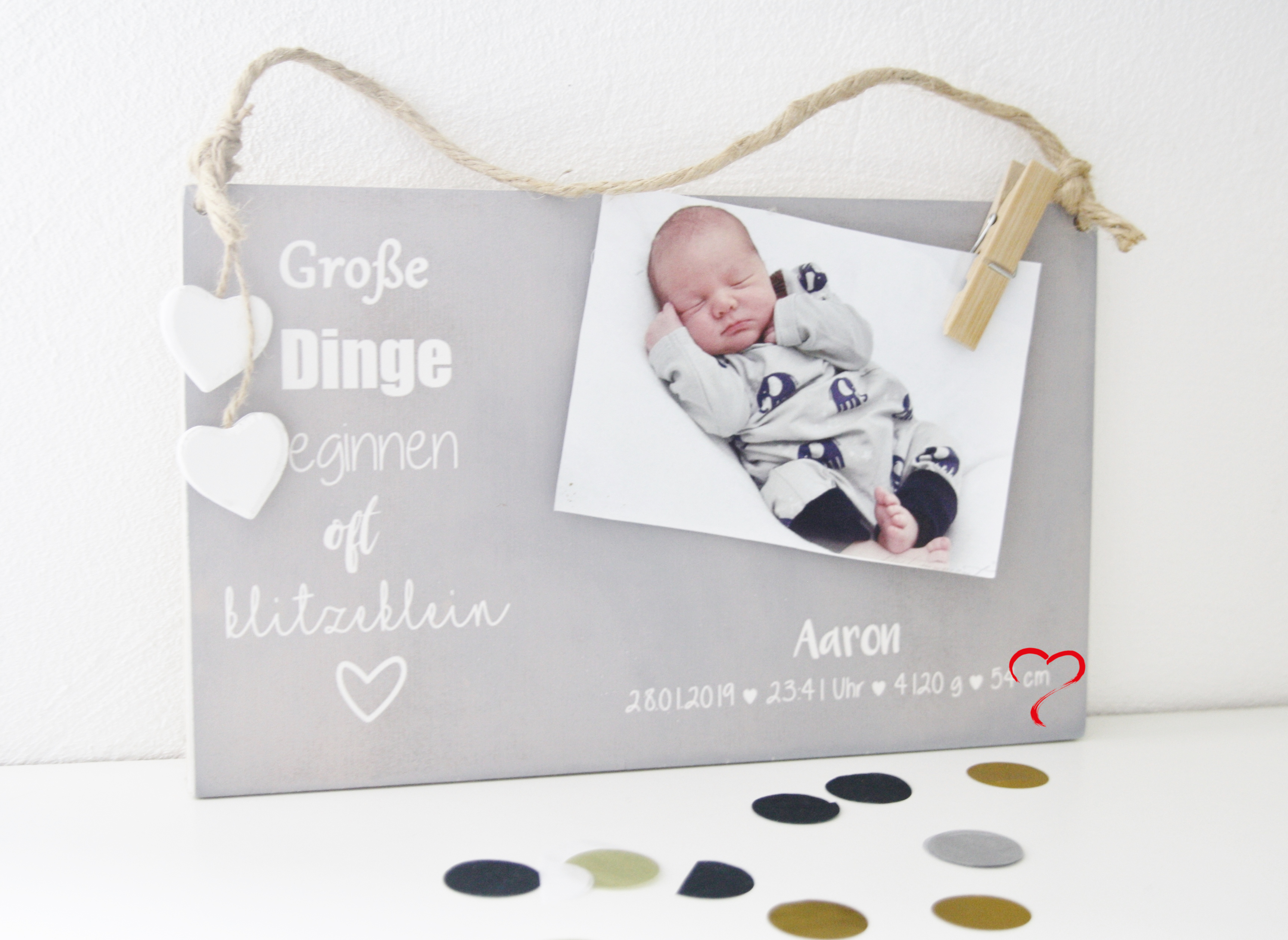 Geburtsschild