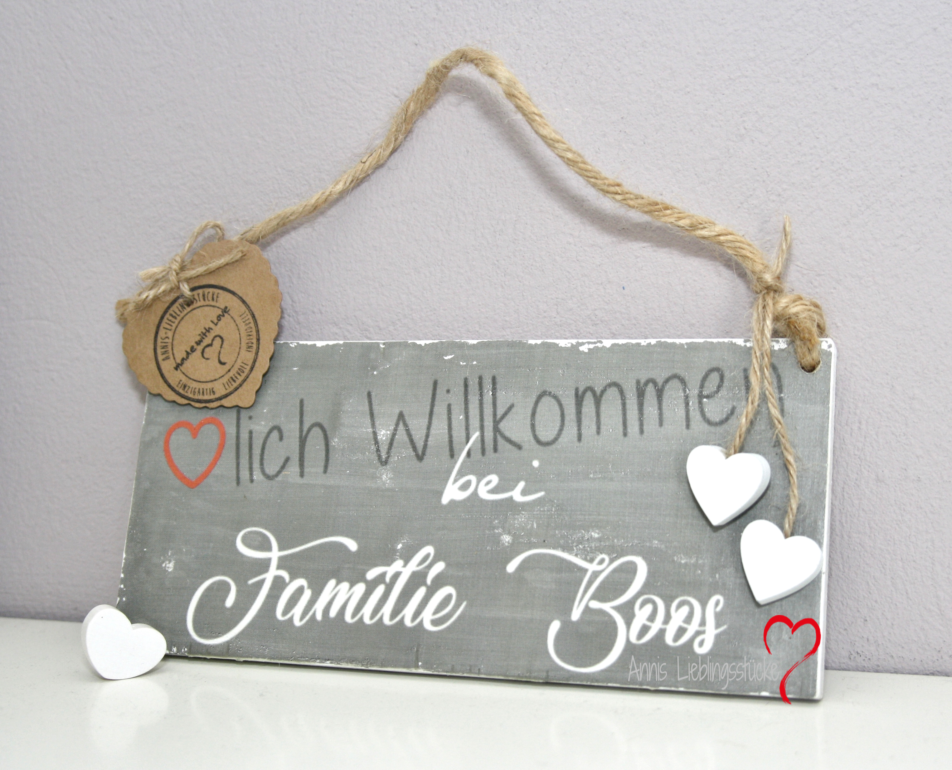 Willkommensschilder
