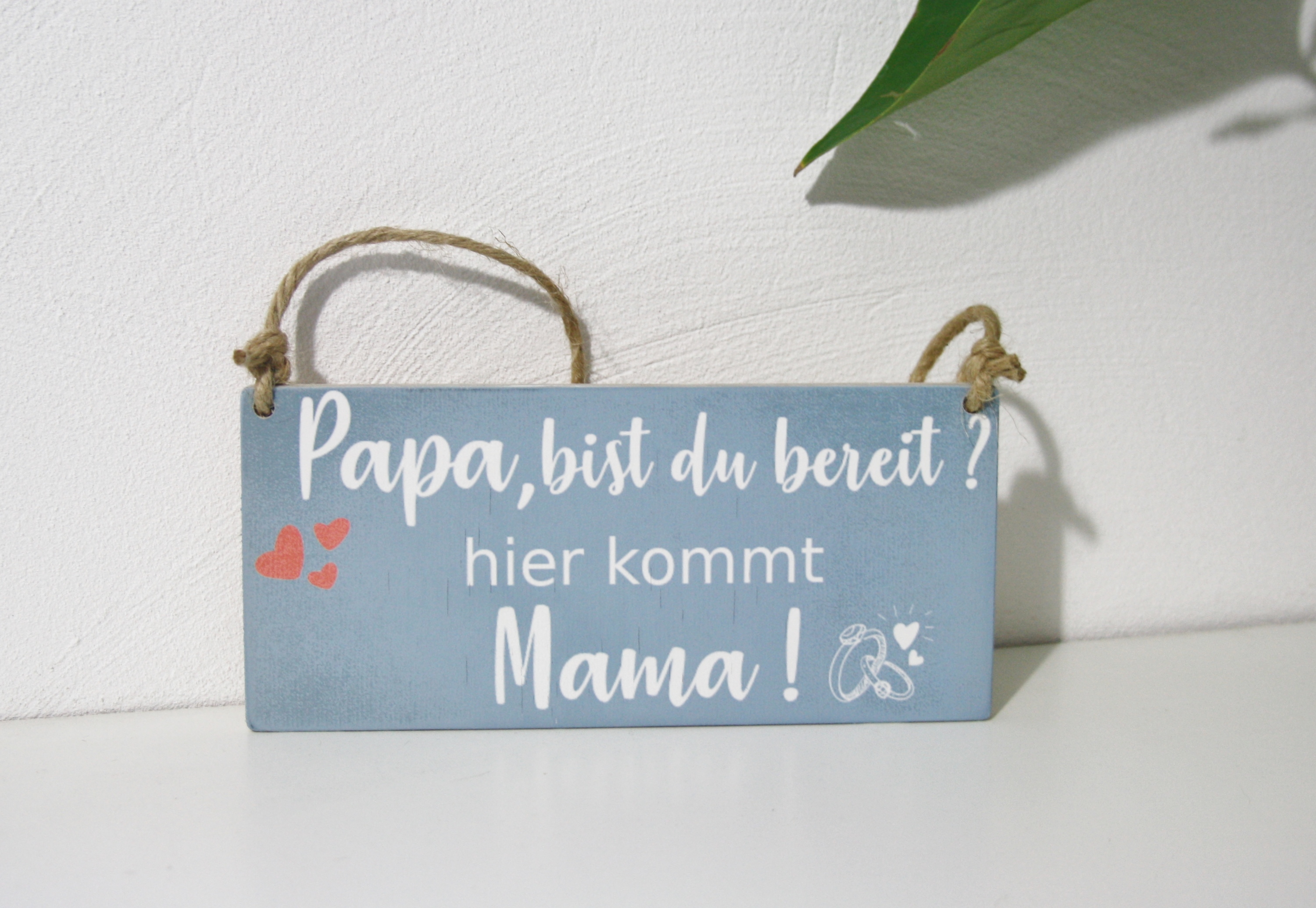 Hochzeit, hier kommt die Braut