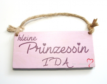 Namensschild kleine Prinzessin