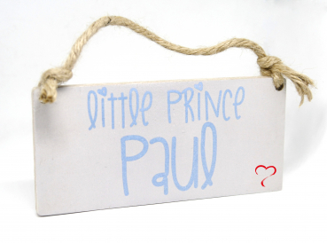 Namensschild little Prince mit Namen