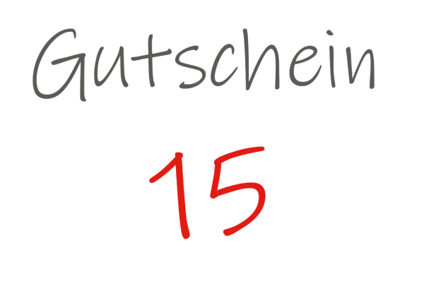 Gutschein 15