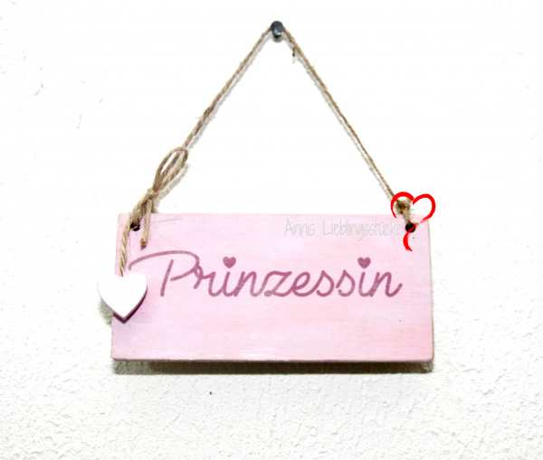 Namensschild Prinzessin